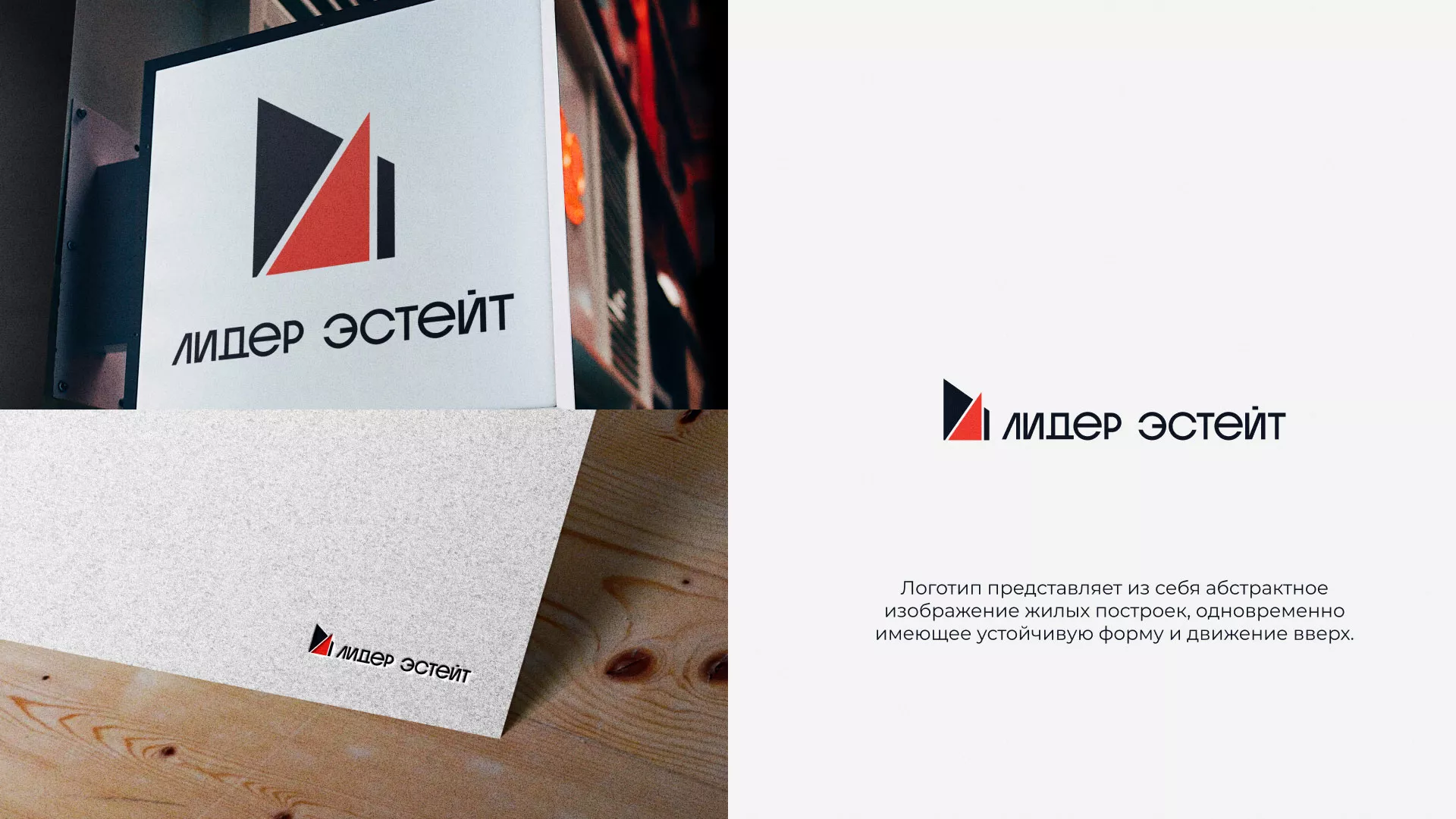 Сделали логотип для агентства недвижимости «Лидер Эстейт» в Вязьме