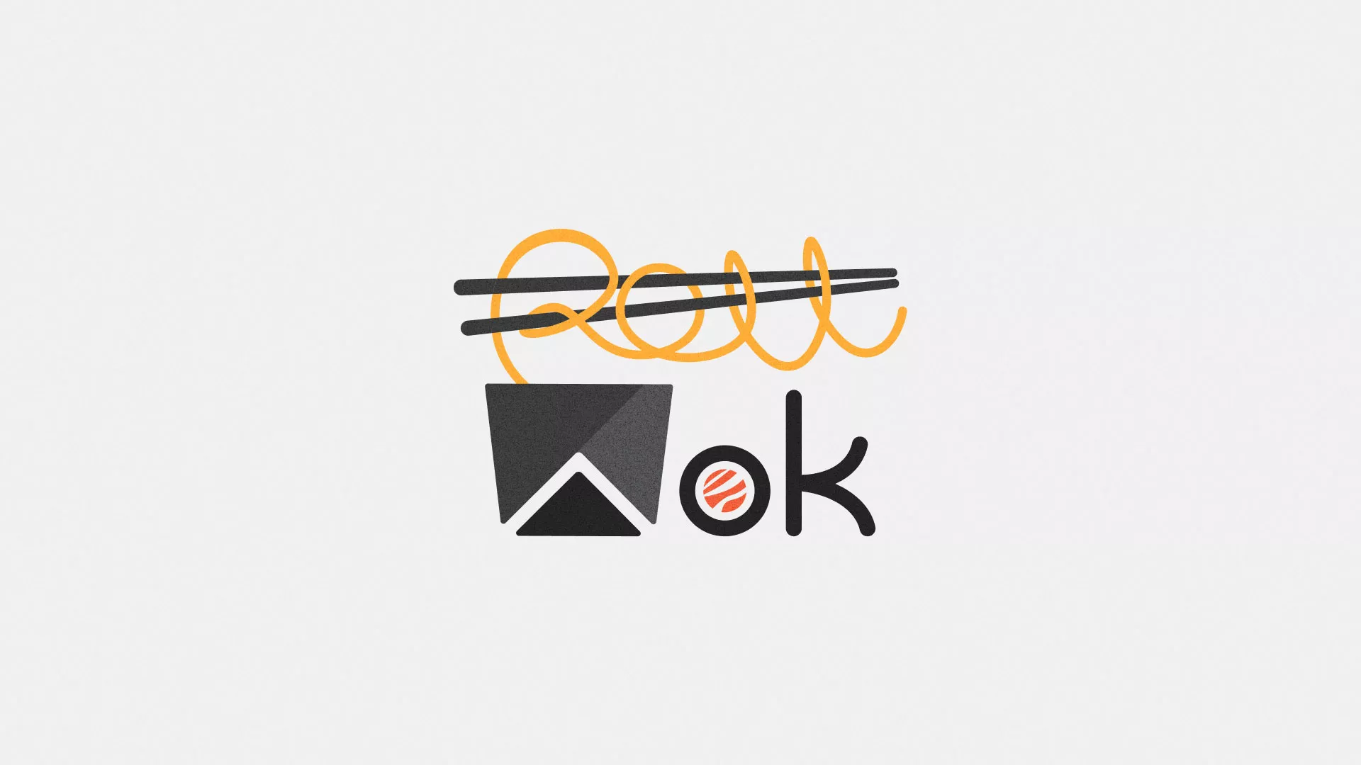 Разработка логотипа в Вязьме для суши-бара «Roll Wok Club» Разработка логотипа в Вязьме для суши-бара «Roll Wok Club»